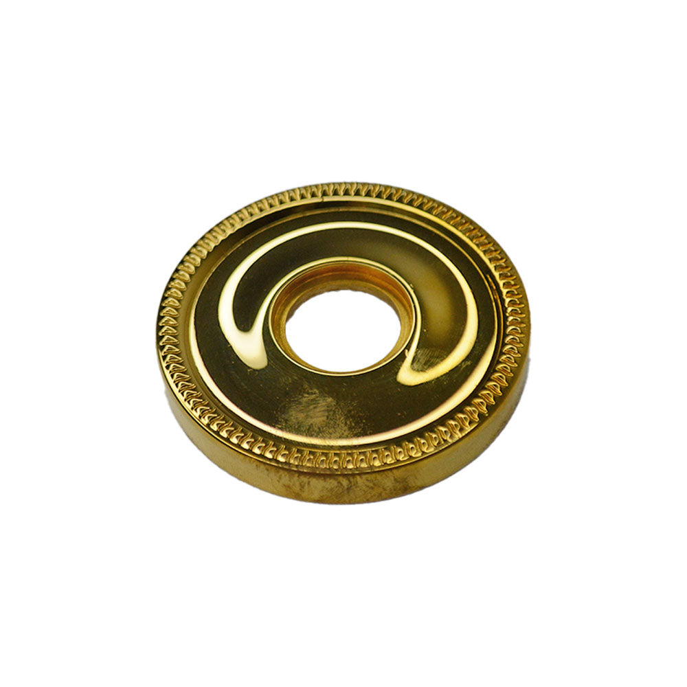 Baldwin 5076031IDM Single Dummy 2-5/8" Rose Unlacquered Brass Finish