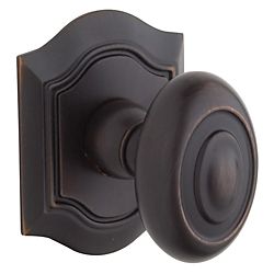 Baldwin 5077112MR Pair 5077 Knob Less Rose Venetian Bronze Finish