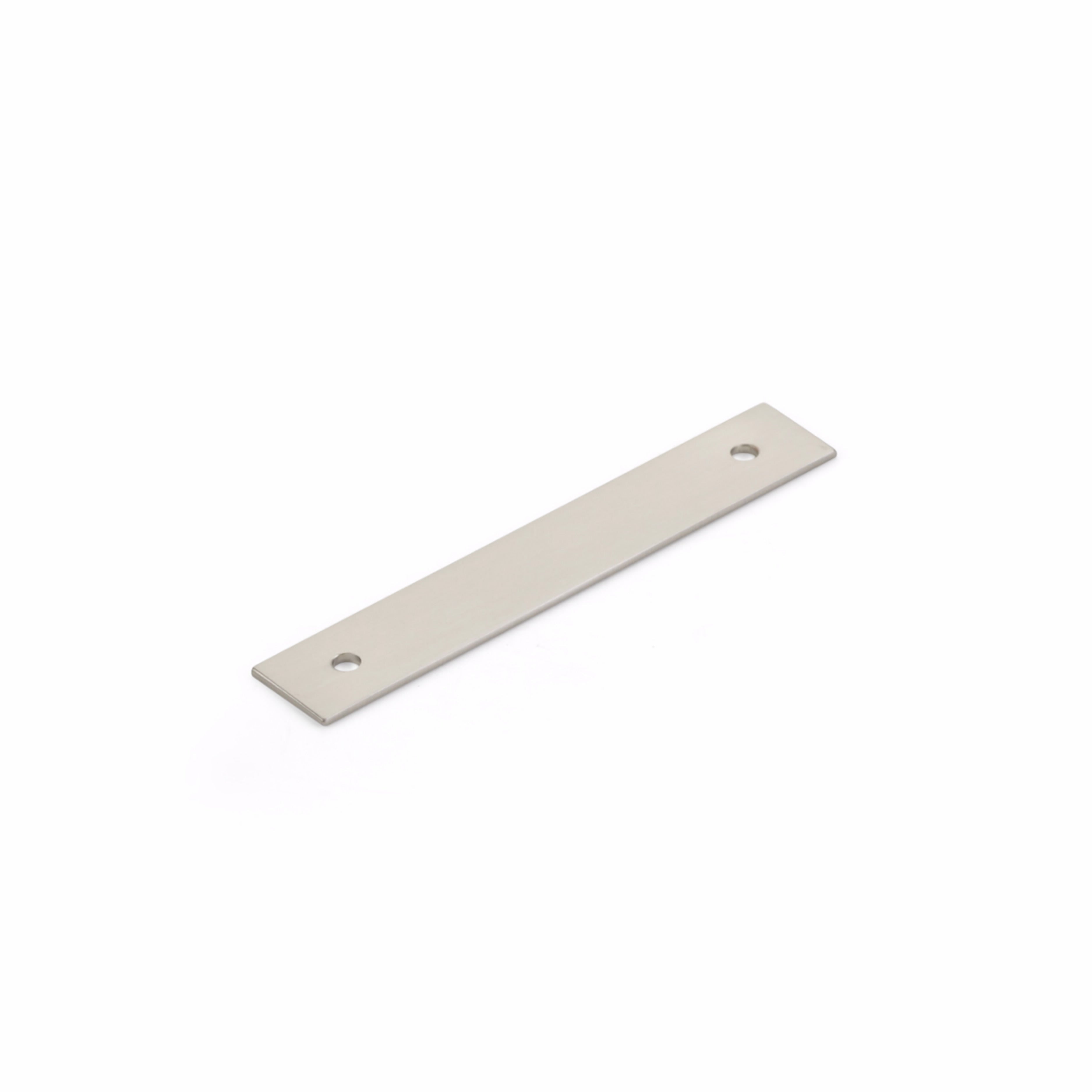 Schaub 5103B-BN 3-1/2" Center to Center Pub House Backplate for Pull Brushed Nickel Finish