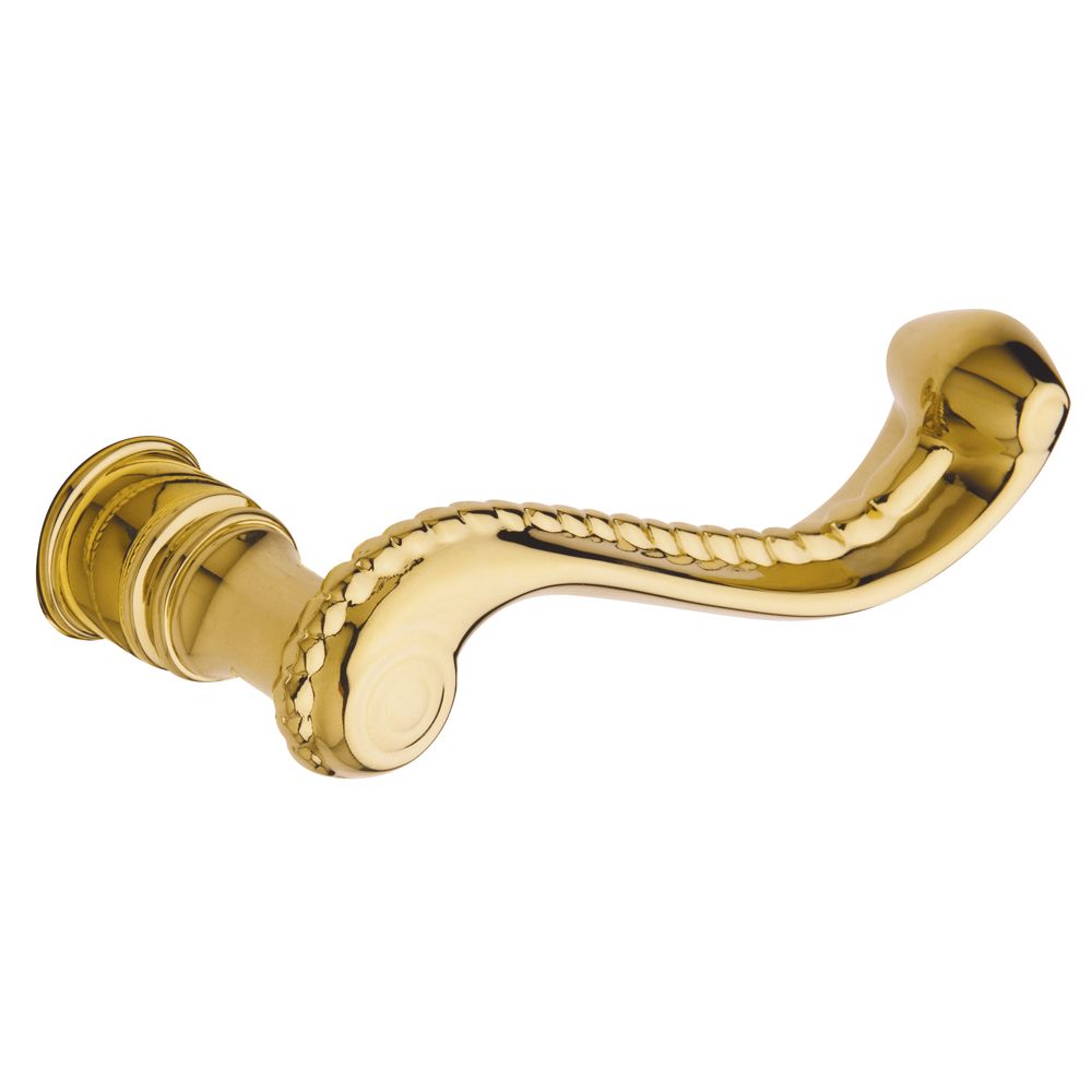 Baldwin 5104003RMR Single Right Hand 5104 Lever Less Rose Lifetime Brass Finish