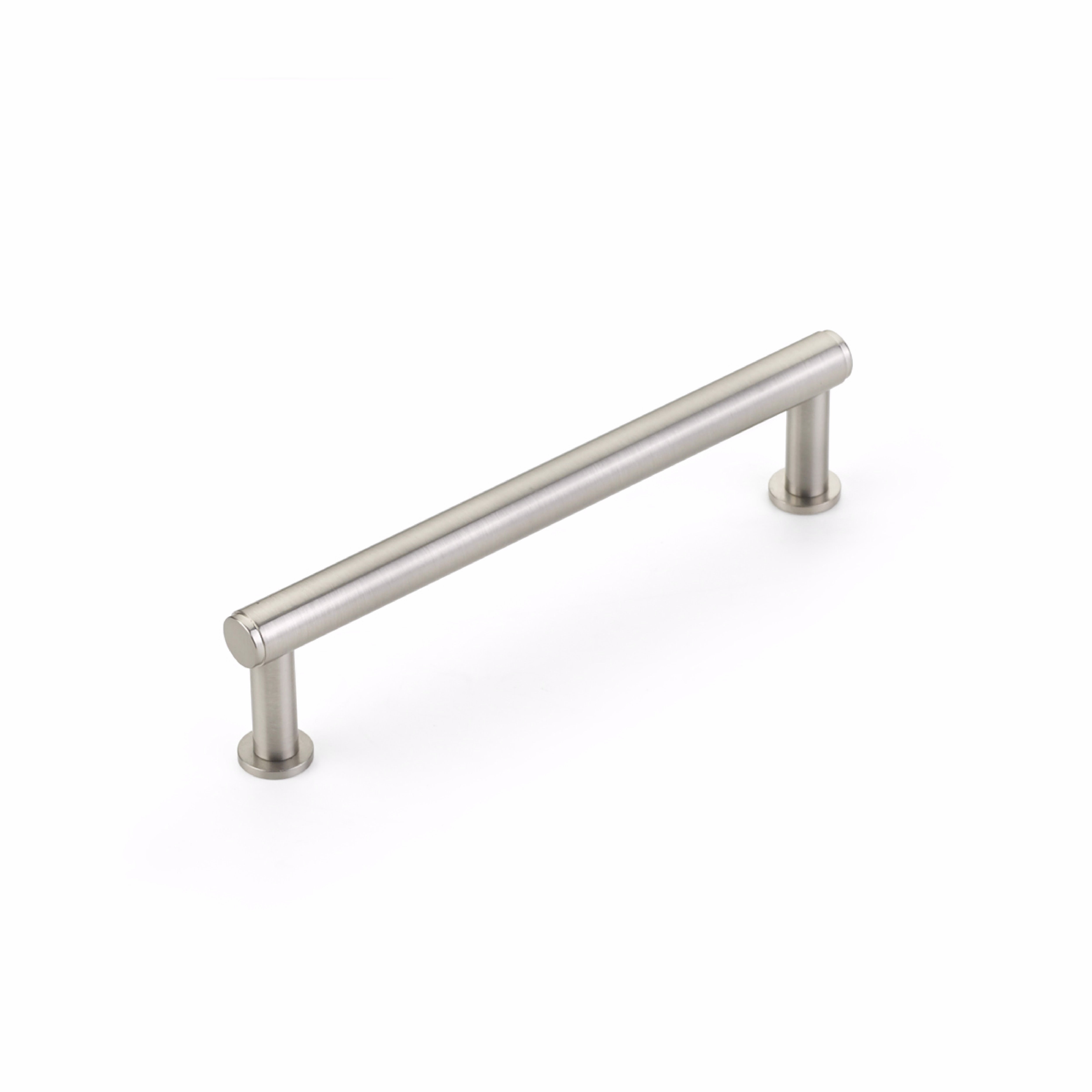 Schaub 5105-BN 5" Center to Center Pub House Cabinet Pull Brushed Nickel Finish Main image