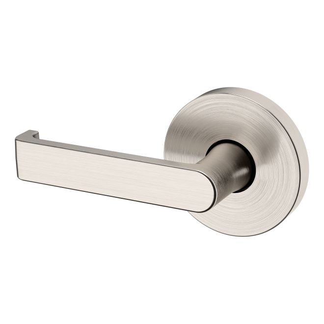 Baldwin 5105056LDM Preconfigured 5105 Lever with 5046 Rose Left Hand Half Dummy Lock Lifetime Satin Nickel Finish