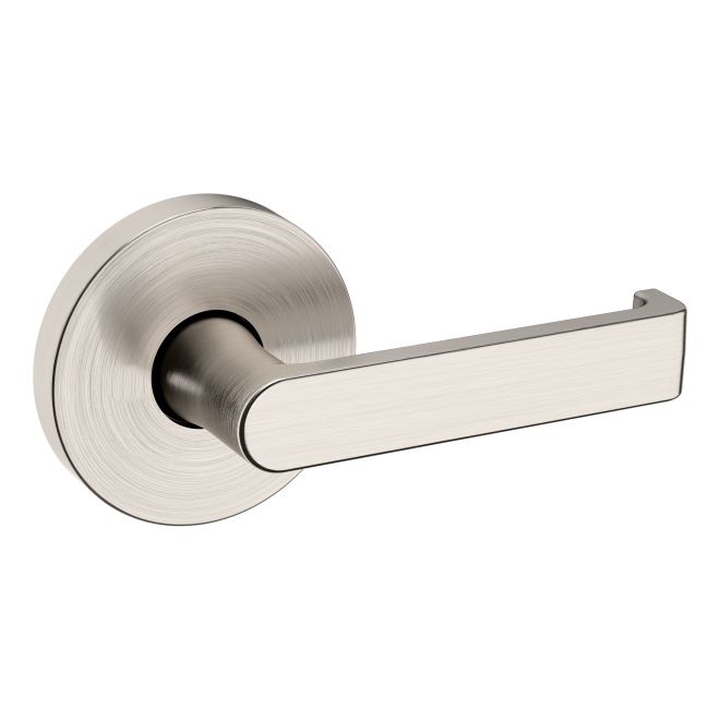 Baldwin 5105056RDM Preconfigured 5105 Lever with 5046 Rose Right Hand Half Dummy Lock Lifetime Satin Nickel Finish