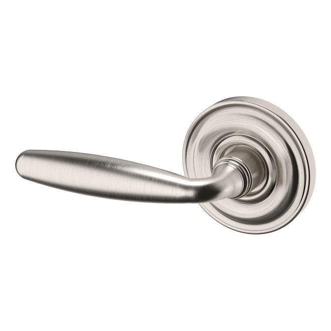 Baldwin 5106056RDM Preconfigured 5106 Lever with 5048 Rose Right Hand Half Dummy Lock Lifetime Satin Nickel Finish - Baldwin Quickship Item *