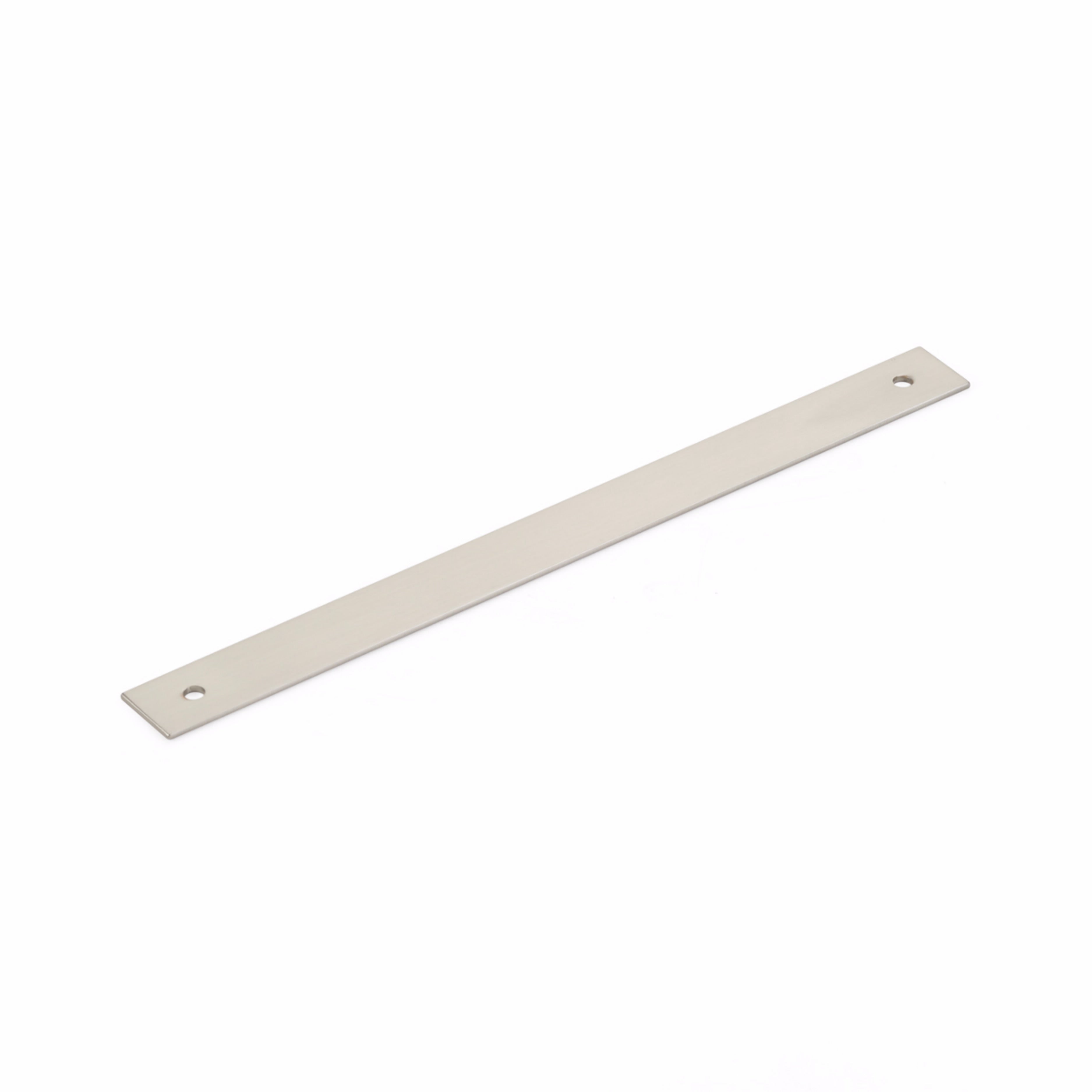Schaub 5108B-BN 8" Center to Center Pub House Backplate for Pull Brushed Nickel Finish Main image