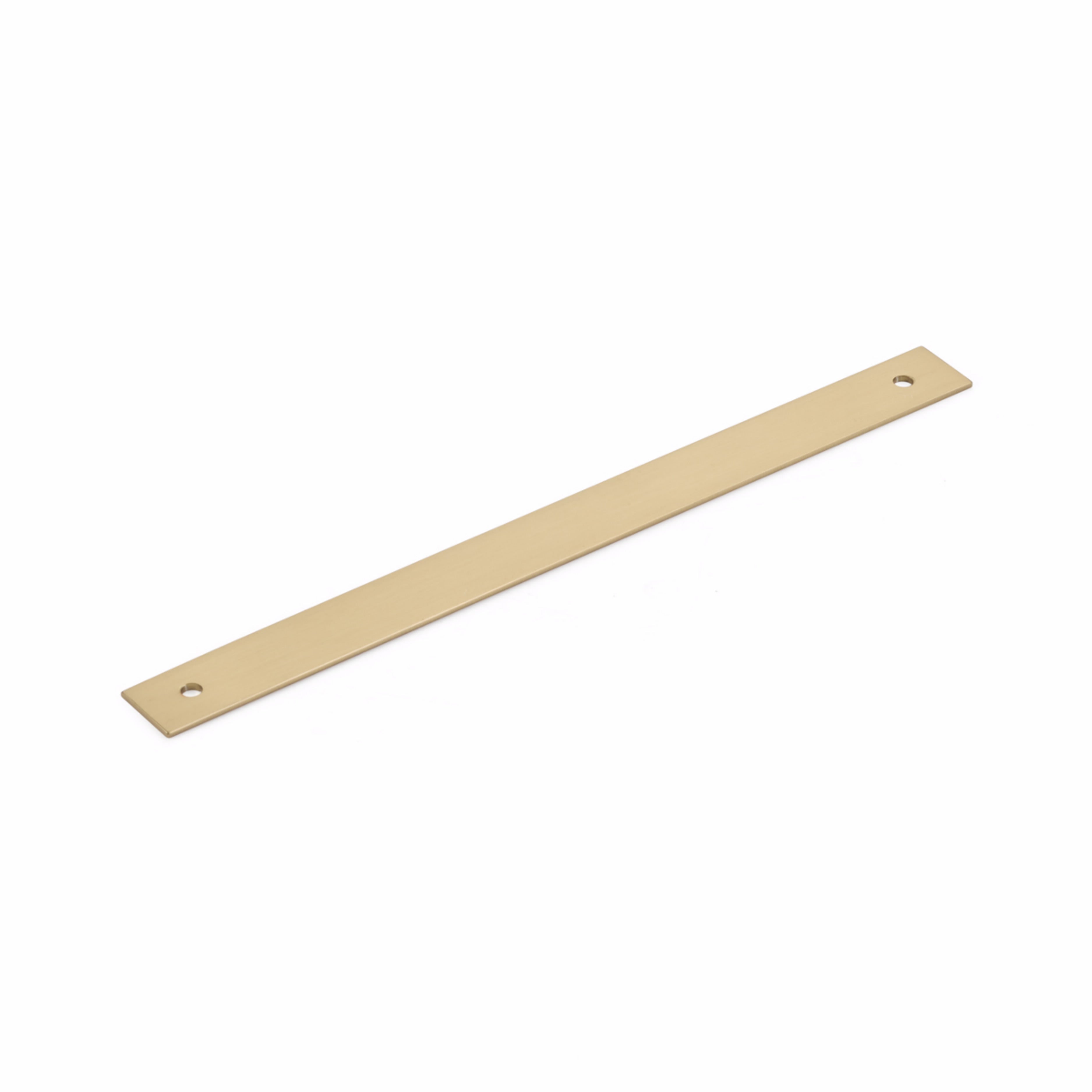 Schaub 5108B-SSB 8" Center to Center Pub House Backplate for Pull Signature Satin Brass Finish