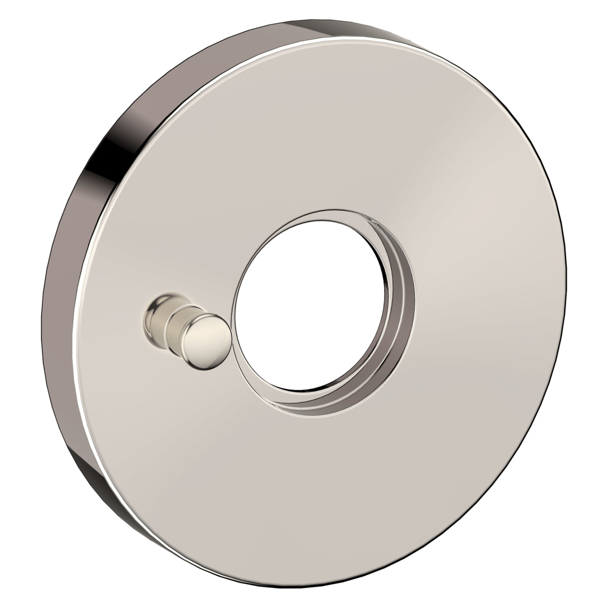 Baldwin 5146055 2-5/8" Privacy Rose Lifetime Bright Nickel Finish