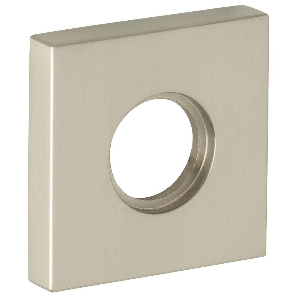 Baldwin 5160056 2" Square Privacy Rose Lifetime Satin Nickel Finish