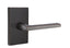Emtek 5212HLOUS10BRH Helios Lever Right Hand 2-3/8" Backset Privacy with Modern Rectangular Rose for 1-1/4" to 2" Door Oil Rubbed Bronze Finish