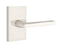 Emtek 5212HLOUS15RH Helios Lever Right Hand 2-3/8" Backset Privacy with Modern Rectangular Rose for 1-1/4" to 2" Door Satin Nickel Finish