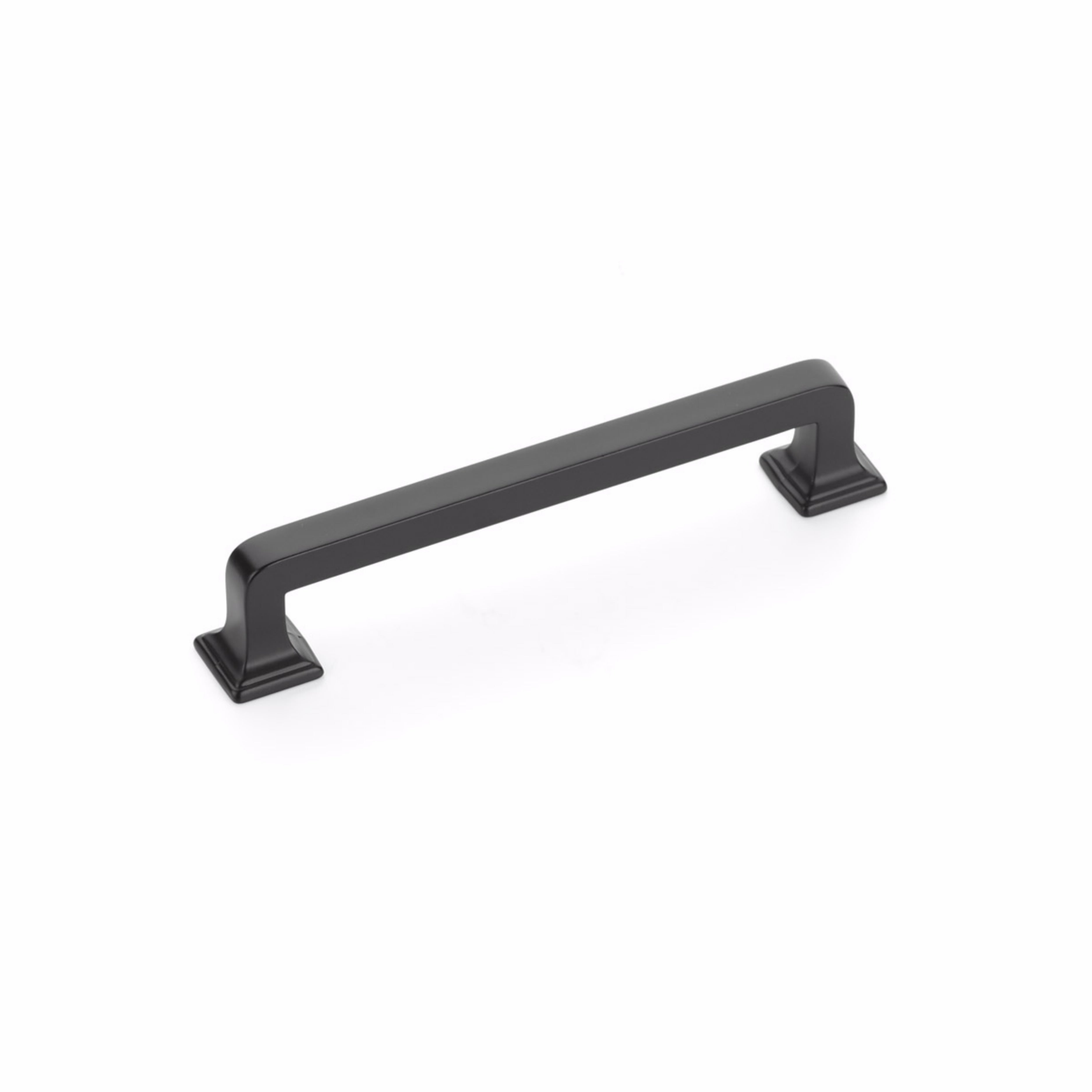 Schaub 523-MB 5" Center to Center Menlo Park Cabinet Pull Matte Black Finish Main image
