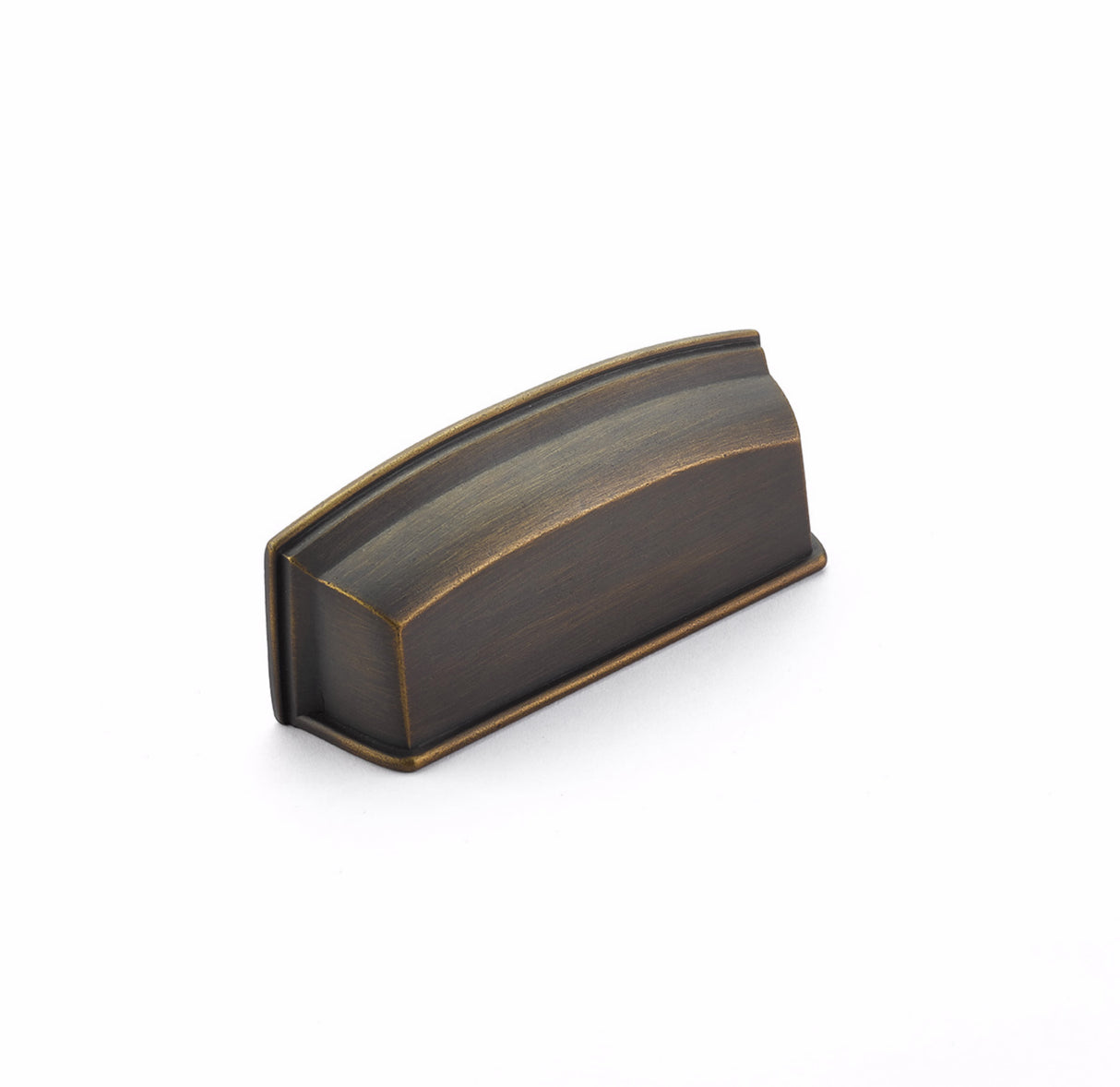 Schaub 534-ABZ Menlo Park 3-1/2" Center to Center Cabinet Cup Pull Ancient Bronze Finish