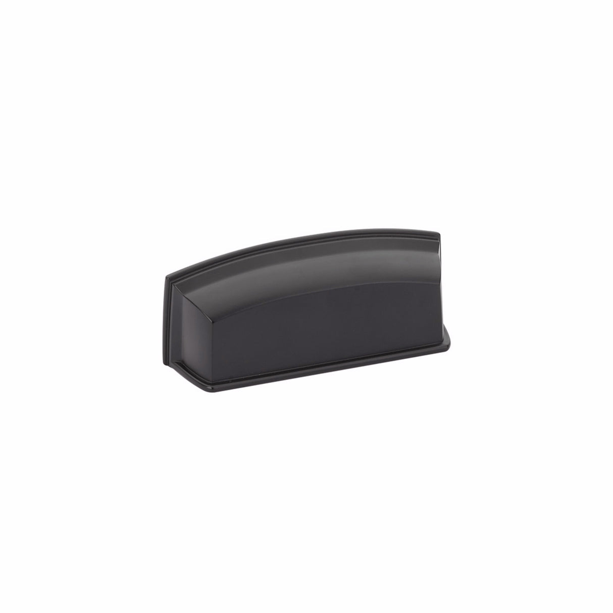 Schaub 534-MB Menlo Park 3-1/2" Center to Center Cabinet Cup Pull Matte Black Finish