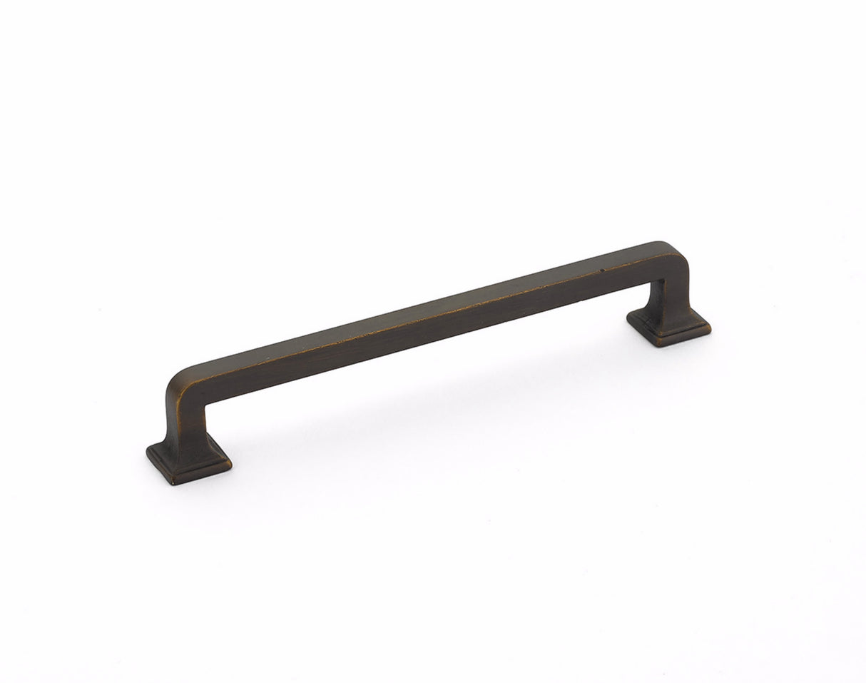 Schaub 537-ABZ 6" Center to Center Menlo Park Cabinet Pull Ancient Bronze Finish