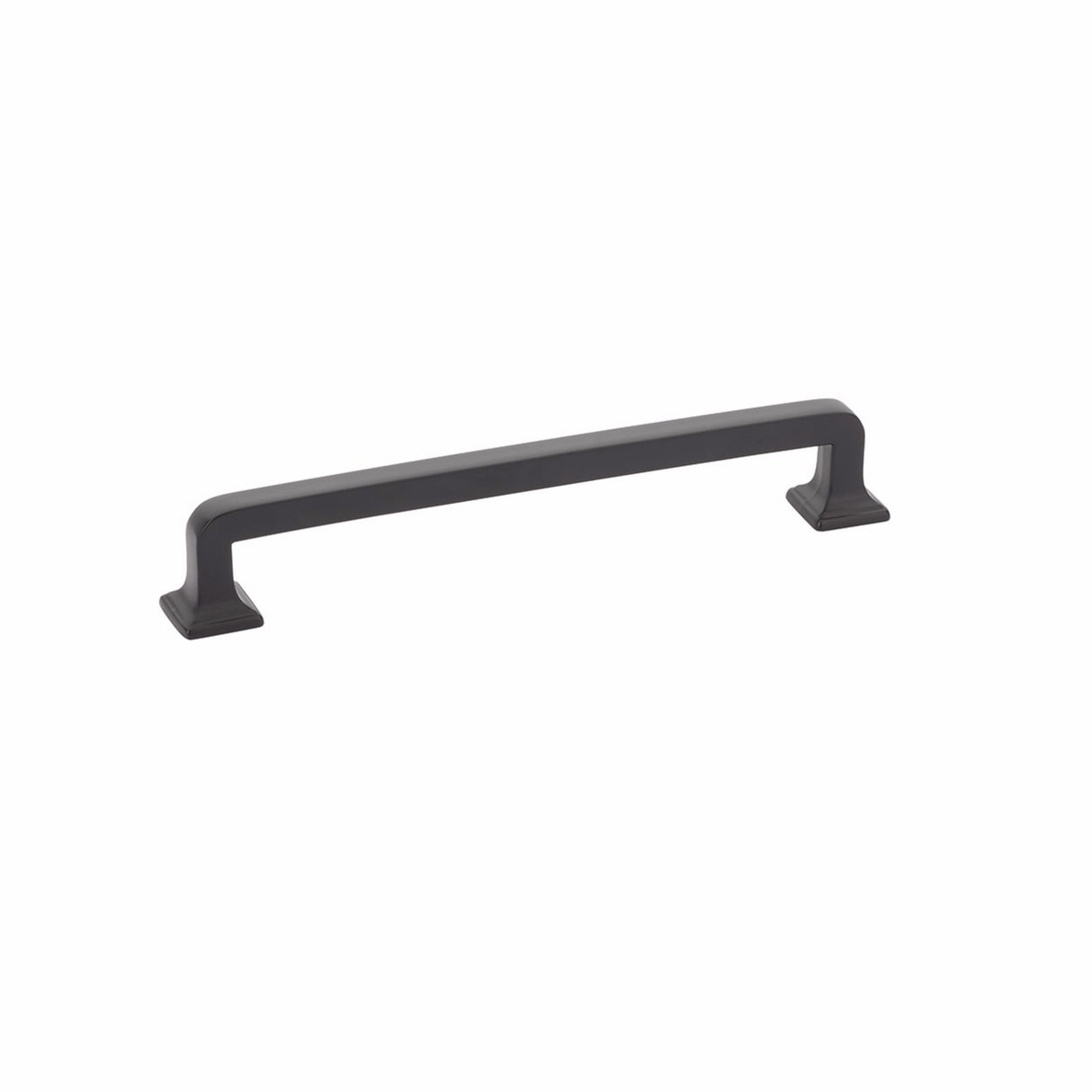 Schaub 537-MB 6" Center to Center Menlo Park Cabinet Pull Matte Black Finish