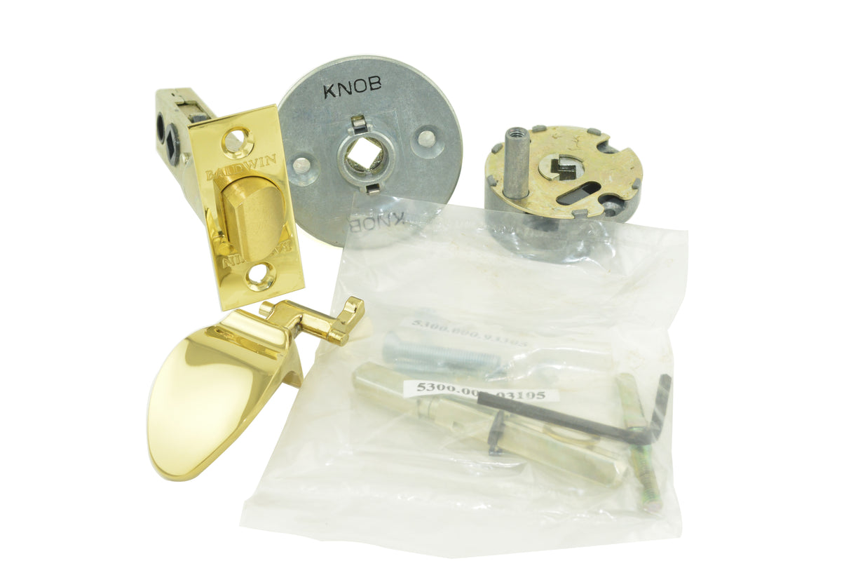 Baldwin 5399003G New Mechanics Repair Kit G For Sectional and Escutcheon Handlesets with Knob Lifetime Brass Finish