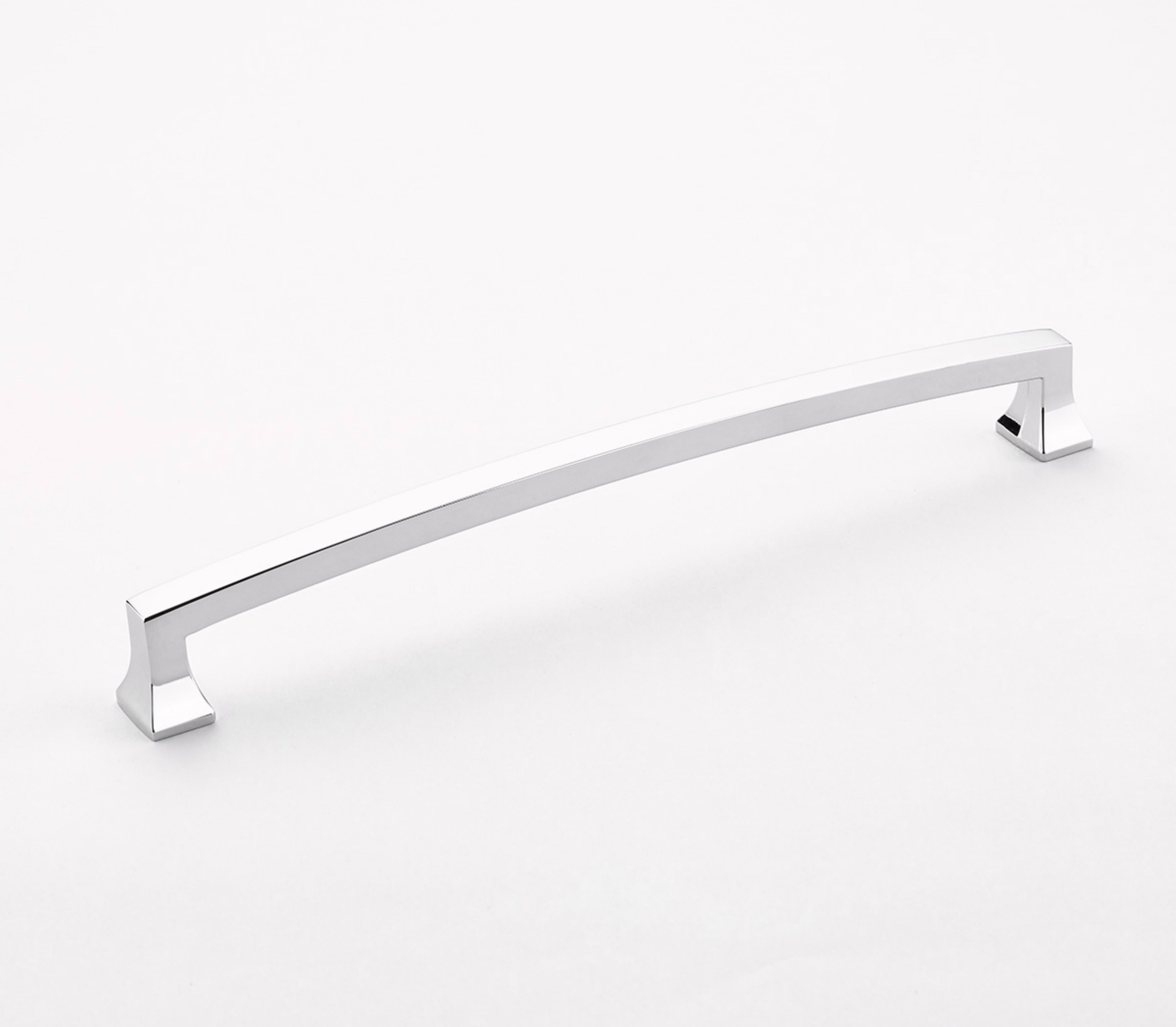 Schaub 540-26 8" Center to Center Menlo Park Arched Cabinet Pull Polished Chrome Finish