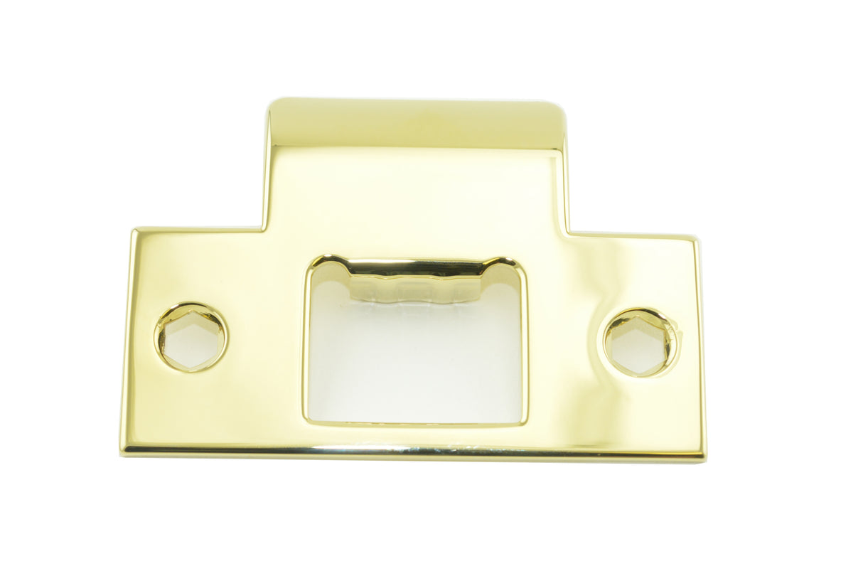 Baldwin 5510003TSTR T Strike with Dust Box Lifetime Brass Finish