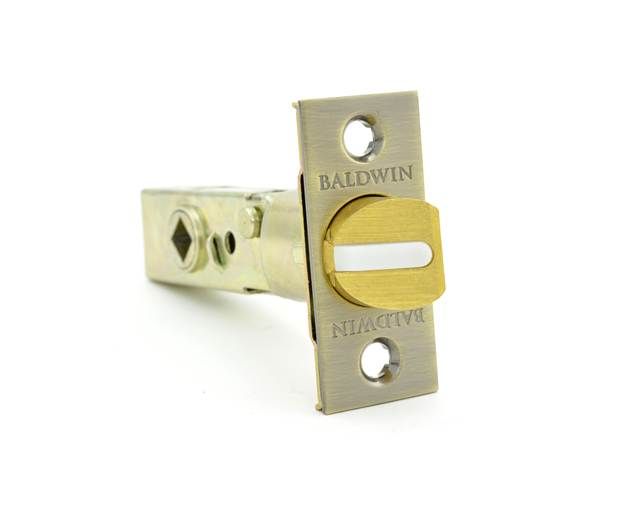 Baldwin 5510050 2-3/8" Estate Knob Passage Latch Antique Brass Finish