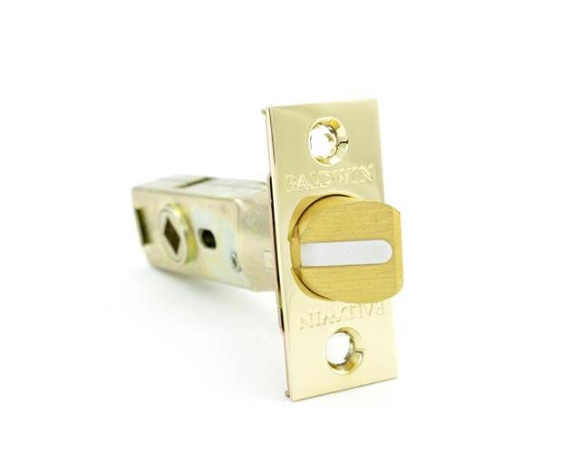Baldwin 5513003 2-3/8" Estate Lever Passage Latch Lifetime Brass Finish