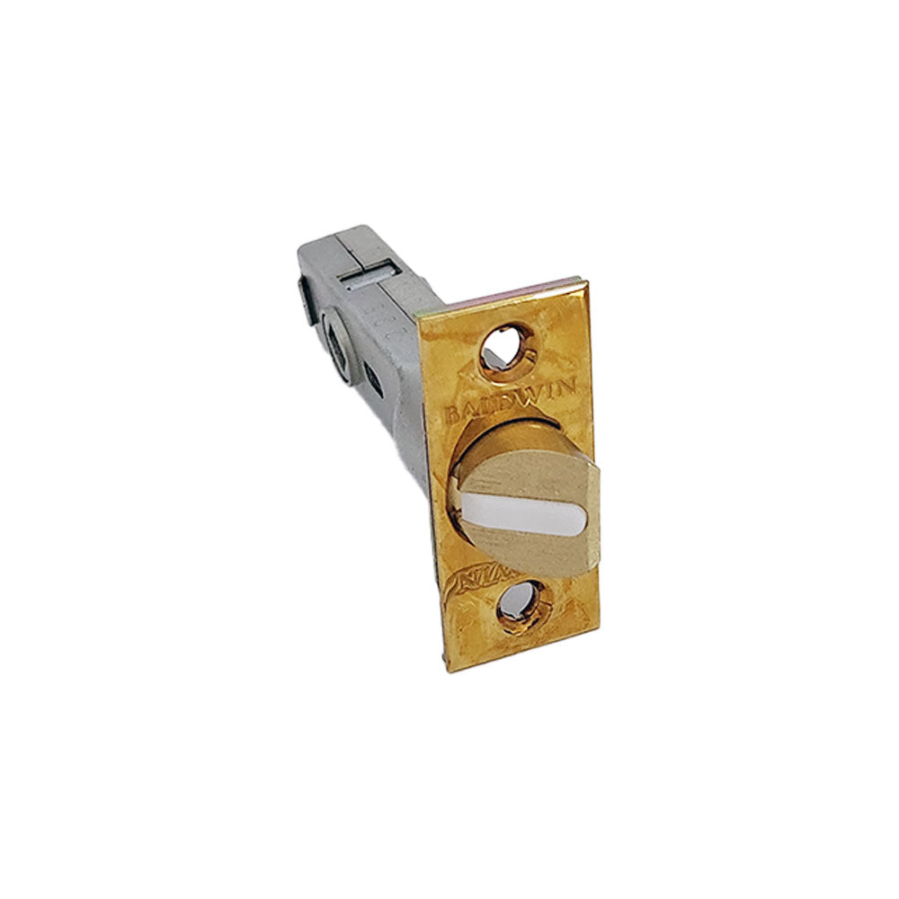 Baldwin 5513031 2-3/8" Estate Lever Passage Latch Unlacquered Brass Finish