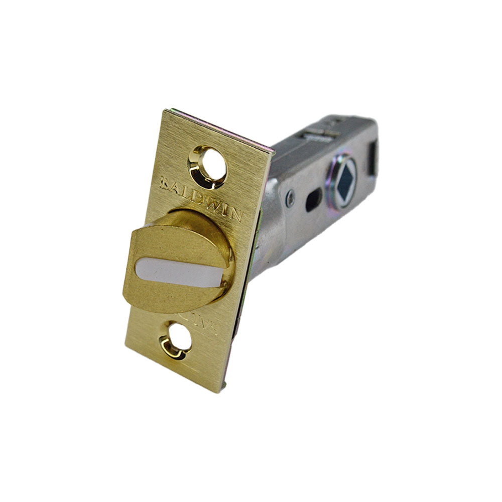 Baldwin 5513044 2-3/8" Estate Lever Passage Latch Lifetime Satin Brass Finish