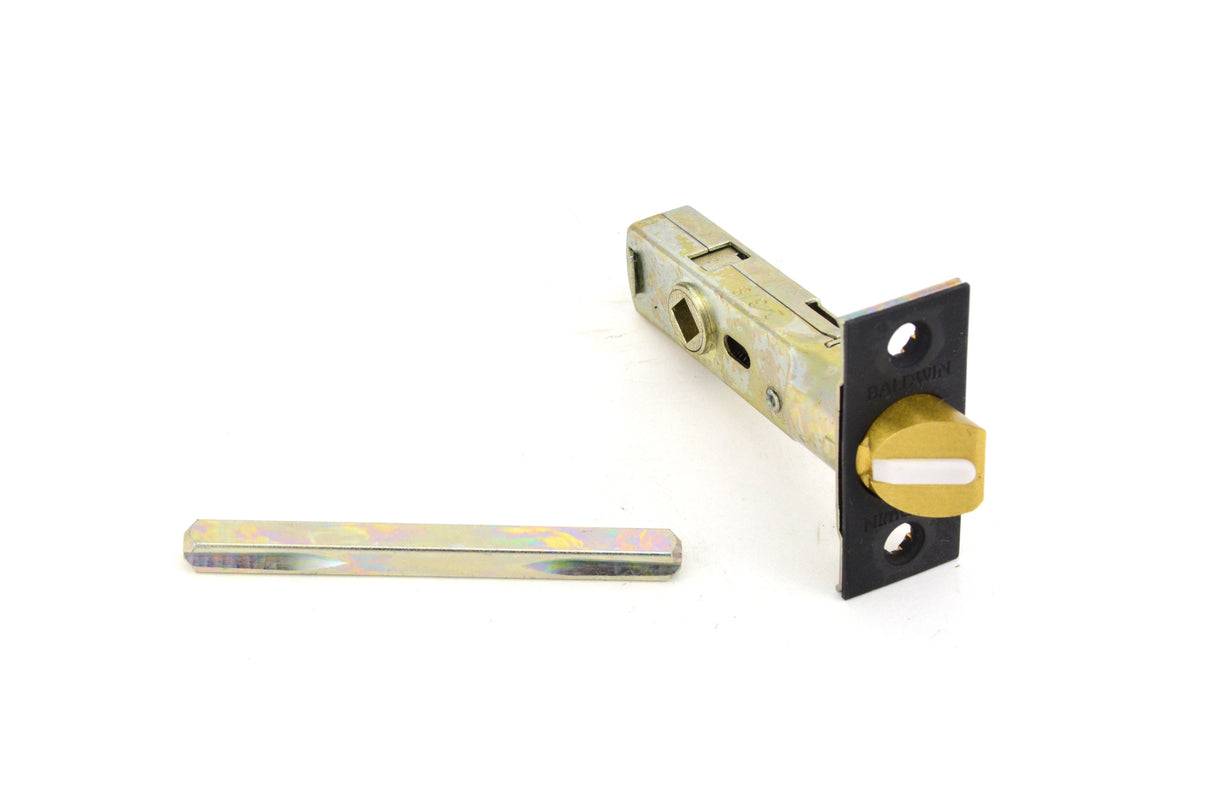 Baldwin 5513102FLS 2-3/8" Estate Lever Passage Latch with Full Lip Strike Oil Rubbed Bronze Finish