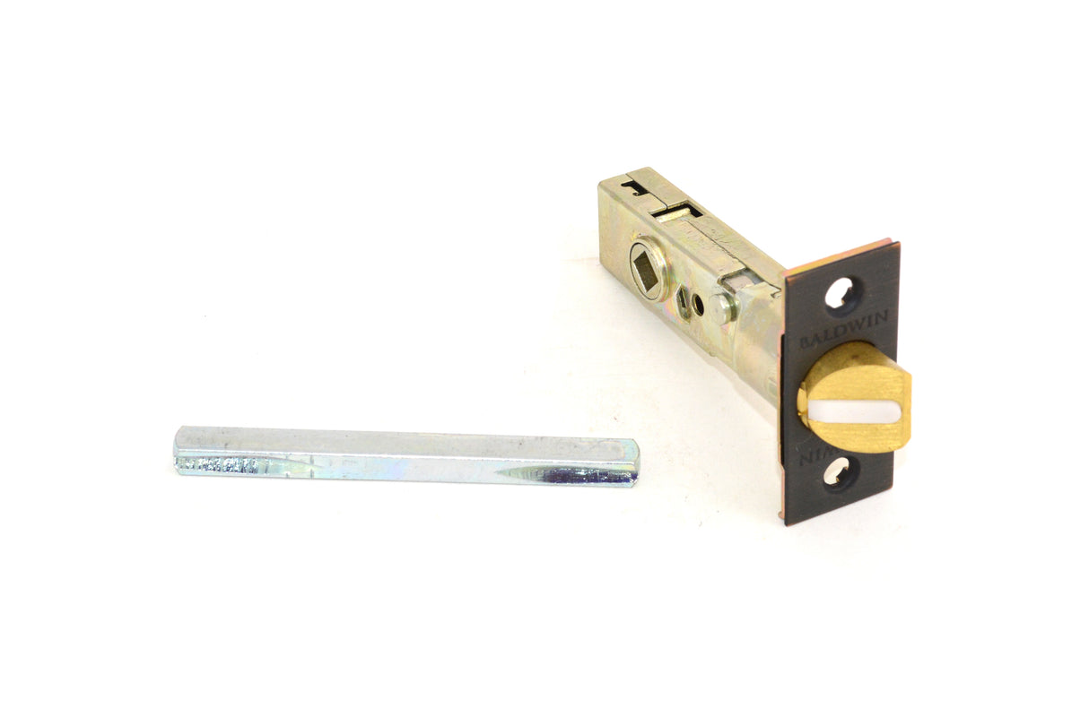 Baldwin 5513112FLS 2-3/8" Estate Lever Passage Latch with Full Lip Strike Venetian Bronze Finish