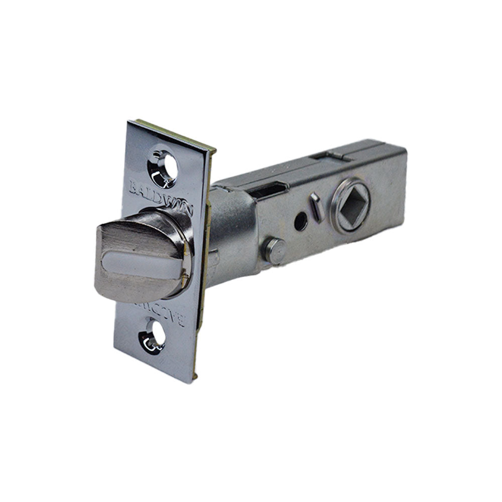 Baldwin 5513260FLS 2-3/8" Estate Lever Passage Latch with Full Lip Strike Bright Chrome Finish
