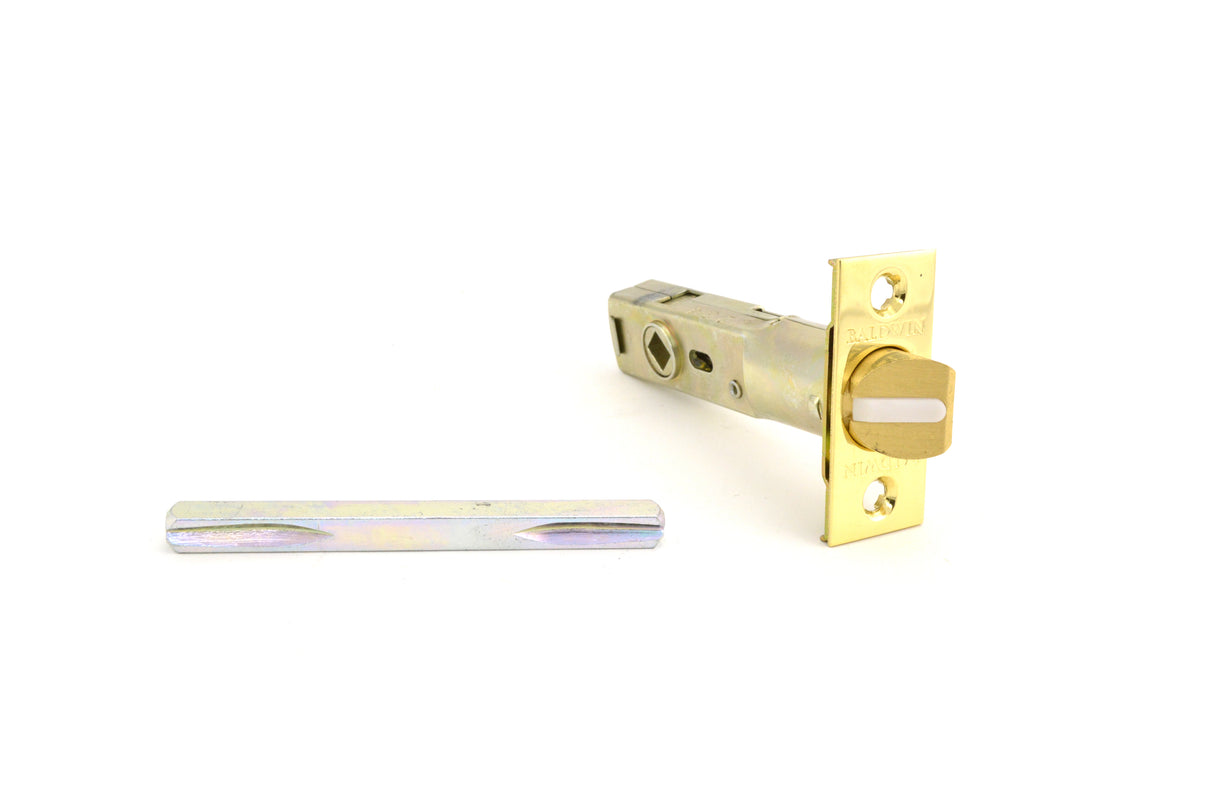 Baldwin 5523031 2-3/4" Estate Lever Passage Latch Unlacquered Brass Finish