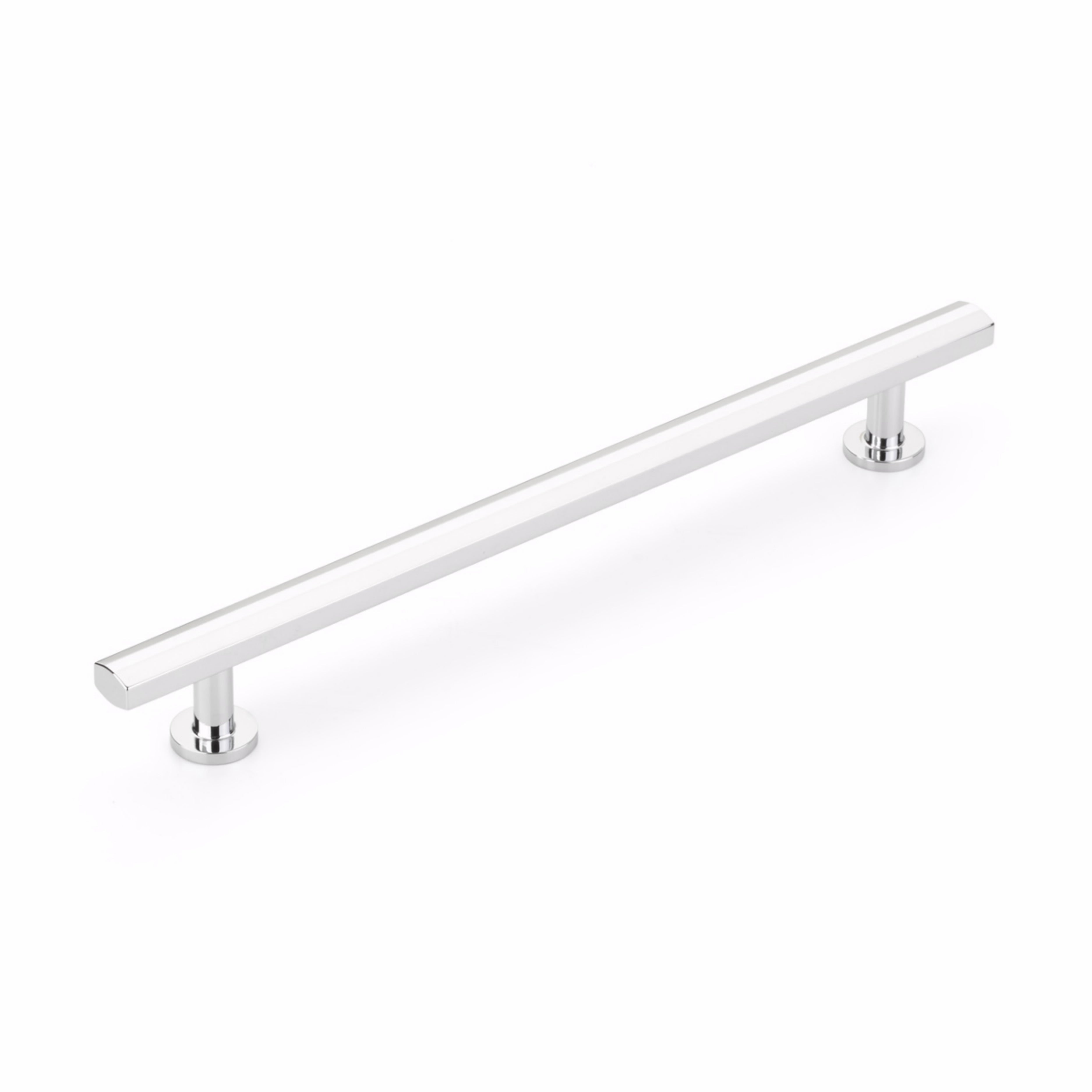 Schaub 555-26 8" Center to Center Heathrow Cabinet Pull Polished Chrome Finish Main image
