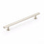 Schaub 555-BN 8" Center to Center Heathrow Cabinet Pull Brushed Nickel Finish