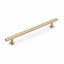 Schaub 555-SSB 8" Center to Center Heathrow Cabinet Pull Signature Satin Brass Finish