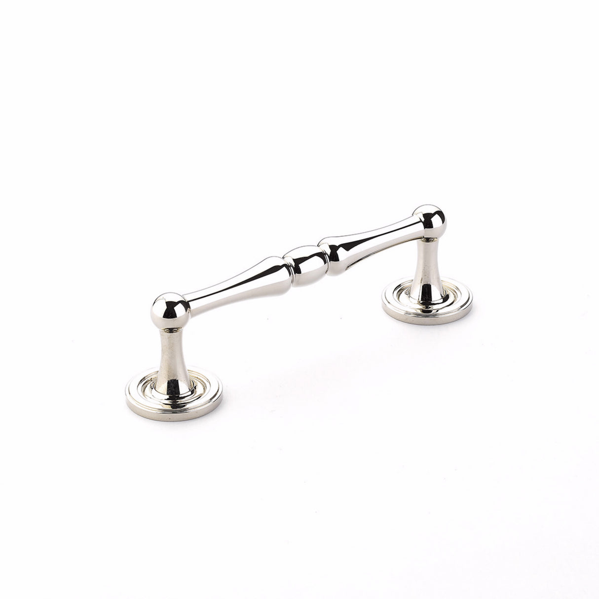 Schaub 579-PN 4" Center to Center Atherton Cabinet Pull Polished Nickel Finish