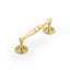 Schaub 579-SB 4" Center to Center Atherton Cabinet Pull Satin Brass Finish
