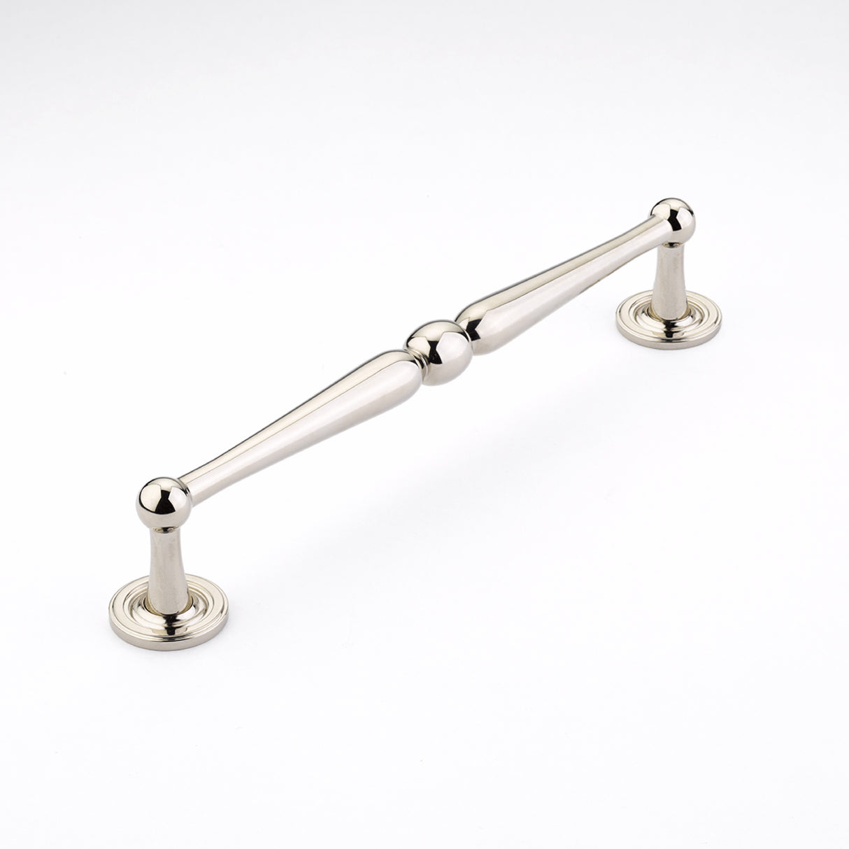 Schaub 580-PN 8" Center to Center Atherton Cabinet Pull Polished Nickel Finish