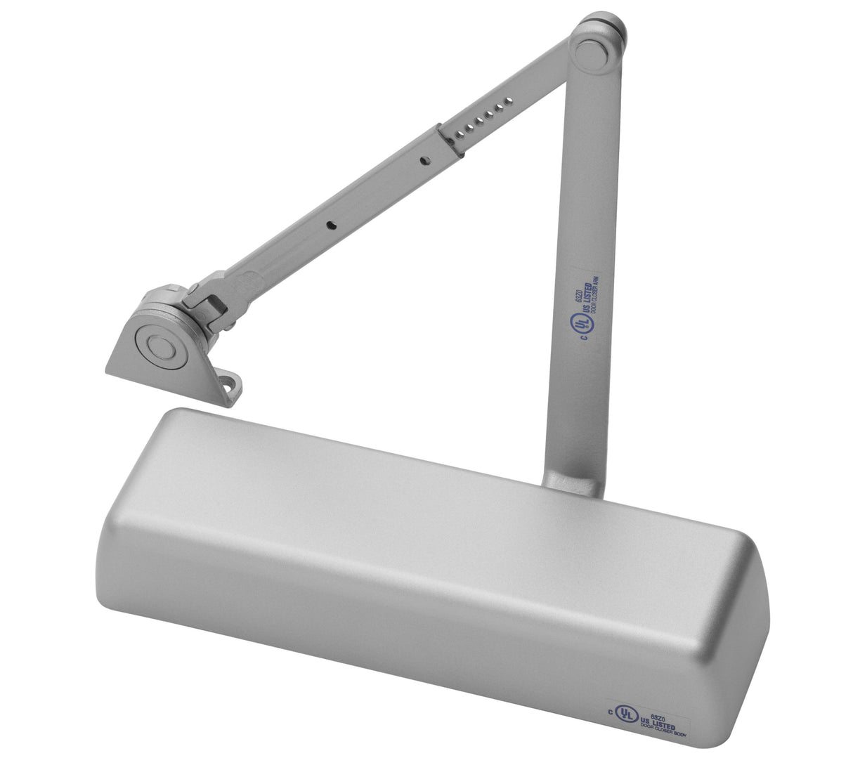ASSA Abloy Accentra 5811689 Hold Open Tri Mount Door Closer 689 Aluminum Finish