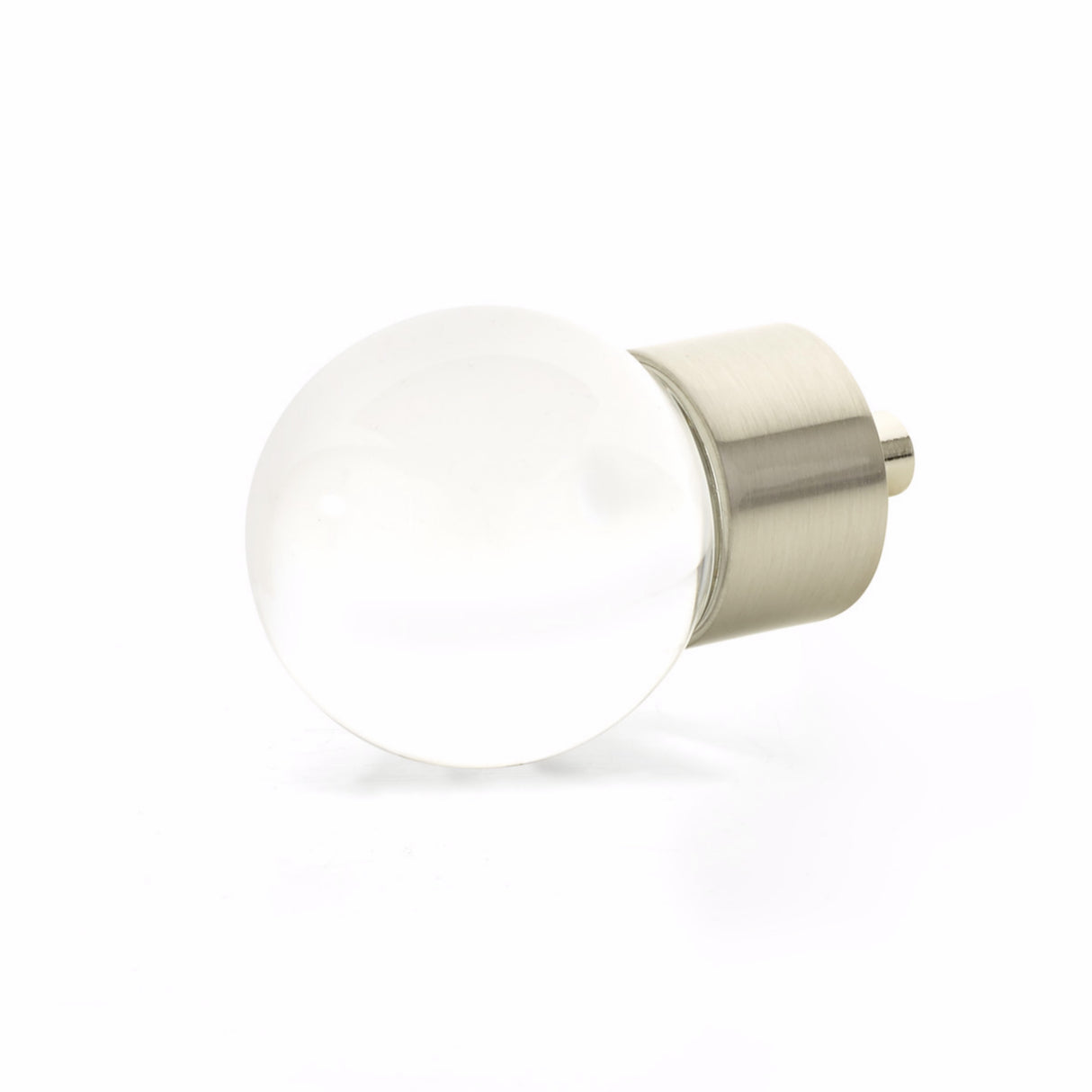 Schaub 59-15 City Lights Globe Glass Knob Satin Nickel Finish