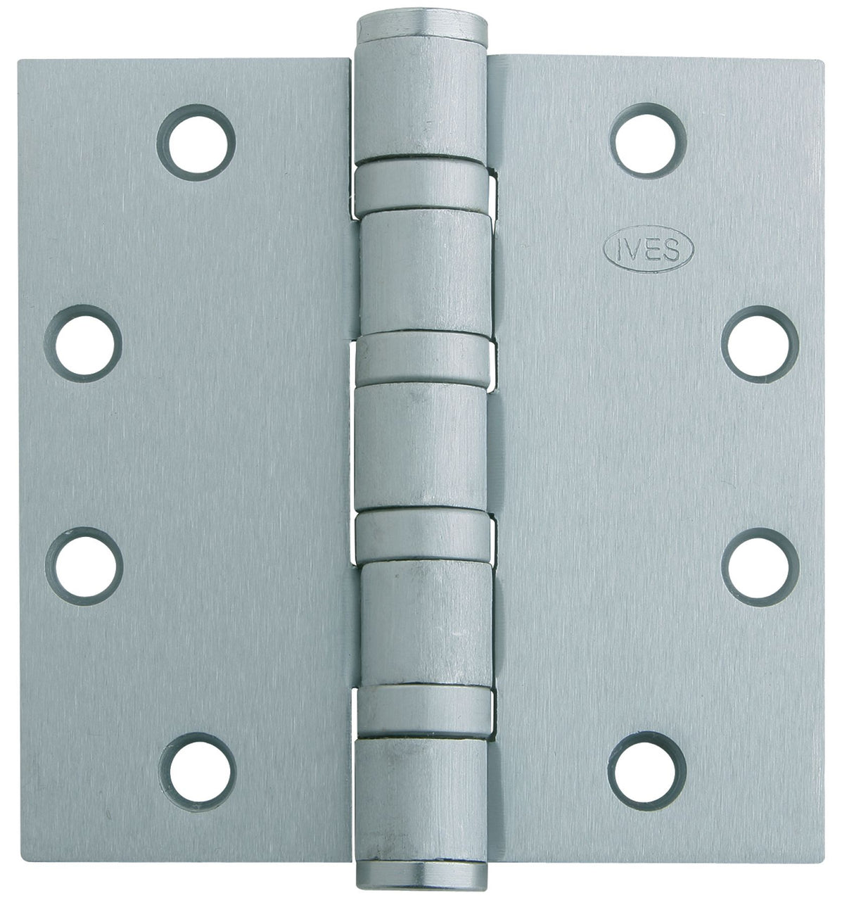 Ives Commercial 5BB1412646 4-1/2" x 4-1/2" Five Knuckle Ball Bearing Standard Weight Hinge Satin Nickel Finish