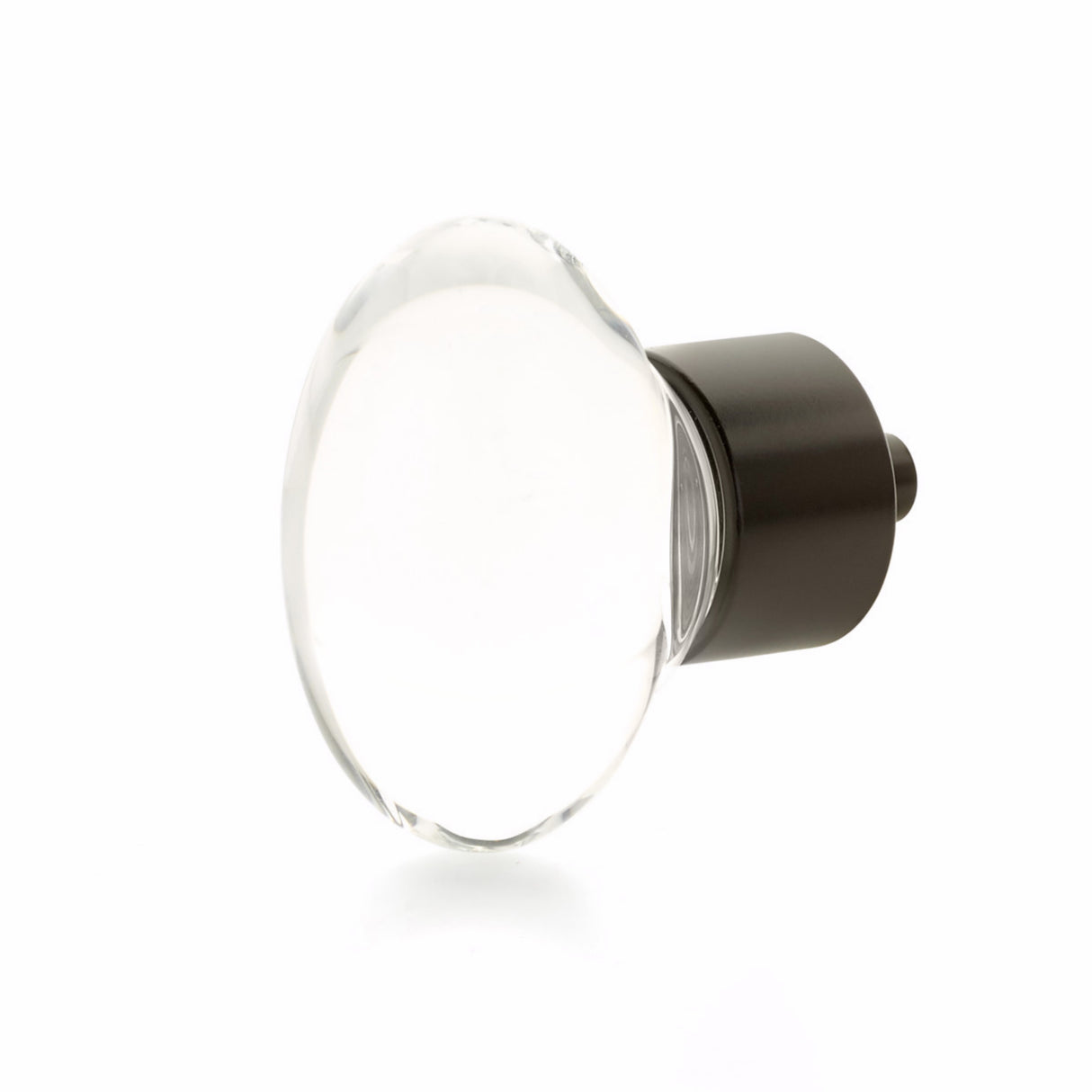 Schaub 60-10B City Lights Oval Glass Knob Oil Rubbed Bronze Finish
