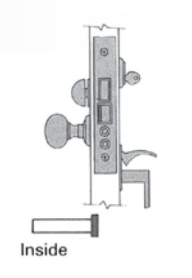 Baldwin 6020003RLS Right Hand Lever Strength Residential Entrance Handleset by Lever 2-3/4" Backset Mortise Lock Body Lifetime Brass Finish