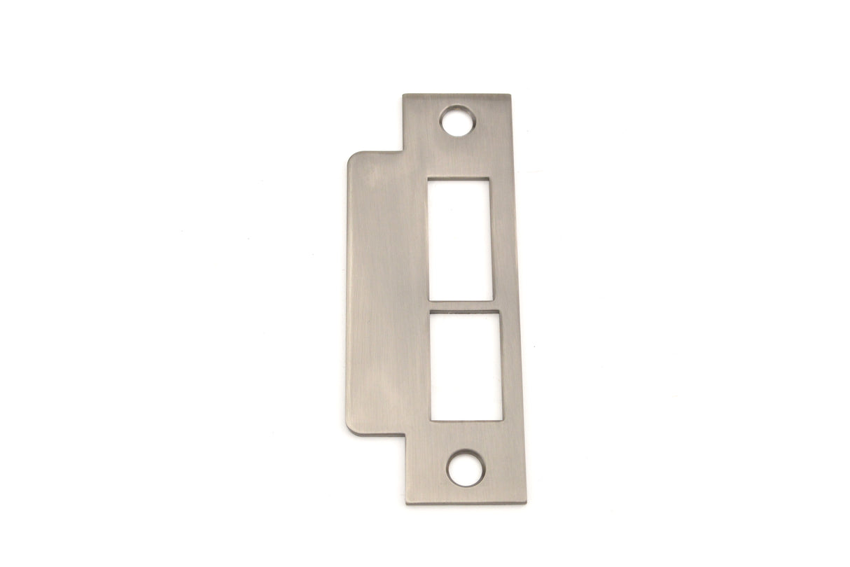 Baldwin 6040056 ASA Strike For 2-3/4" Backset Latch and Deadbolt Lifetime Satin Nickel Finish