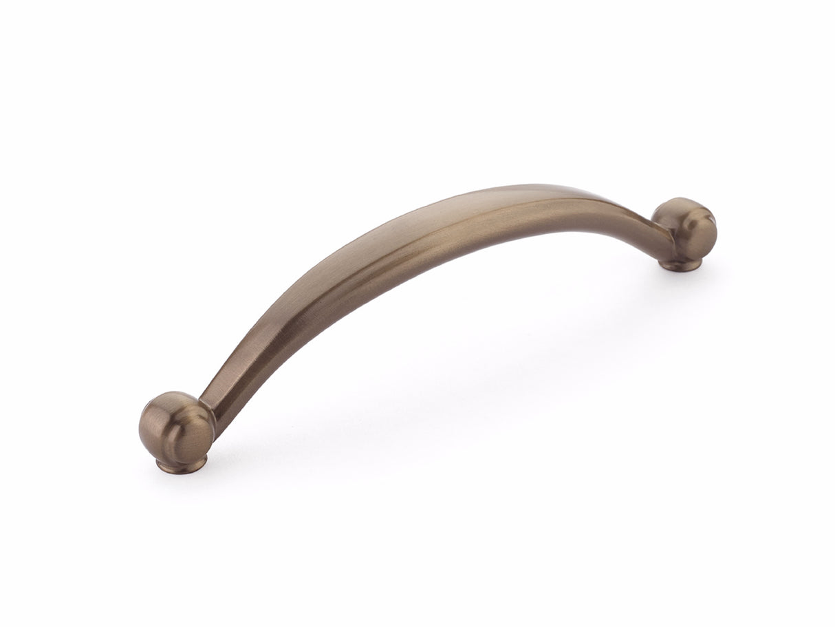 Schaub 64-6-BBZ Cabriole 6" Center to Center Cabinet Pull Brushed Bronze Finish