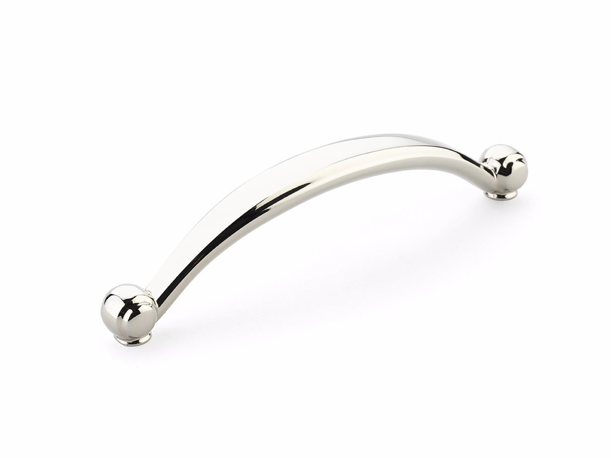 Schaub 64-6-PN Cabriole 6" Center to Center Cabinet Pull Polished Nickel Finish