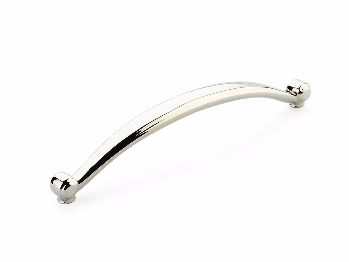 Schaub 64-8-PN Cabriole 8" Center to Center Cabinet Pull Polished Nickel Finish