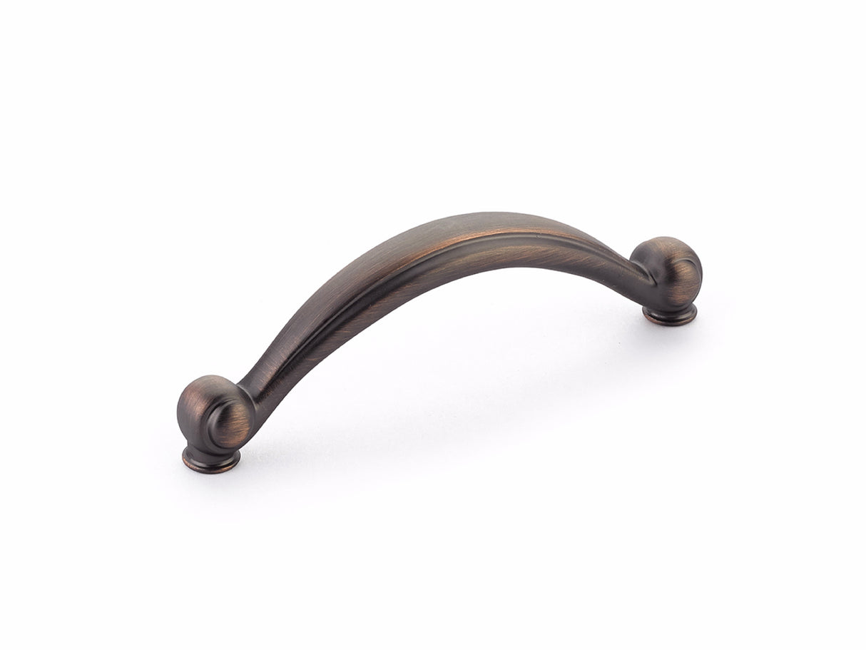 Schaub 64-EBZ Cabriole 3-3/4" Center to Center Cabinet Pull Empire Bronze Finish