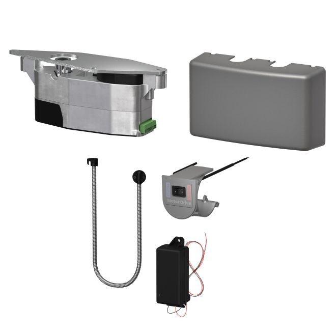 LCN 6440AL COMPACT Automatic Operator Module Kit with Gearmotor Assembly, Cover, Wall Adapter, Door Loop, and 30' of Copper Wire Aluminum Finish (4040XP Closer Required) Main image