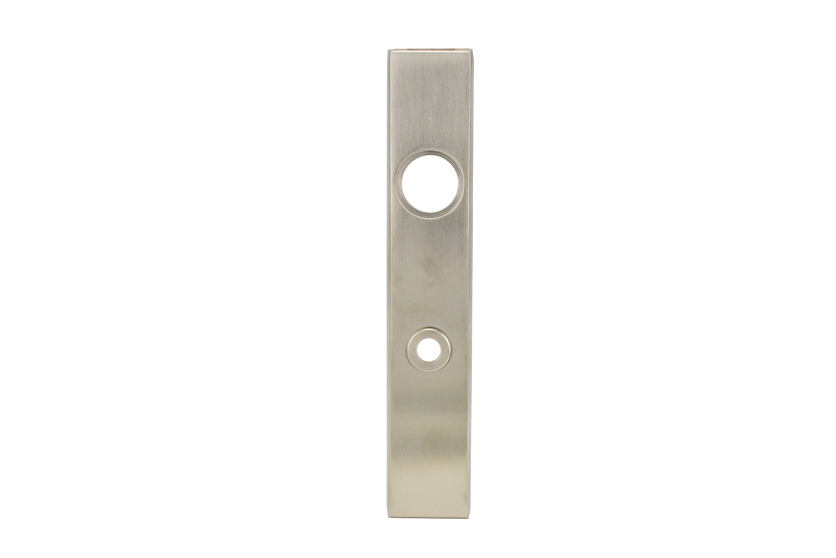 Baldwin 6502056KCOS Lakeshore Exterior Escutcheon Cut for Cylinder Lifetime Satin Nickel Finish