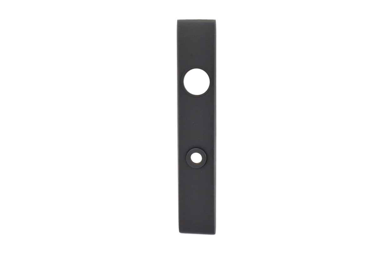 Baldwin 6502190KCOS Lakeshore Exterior Escutcheon Cut for Cylinder Satin Black Finish
