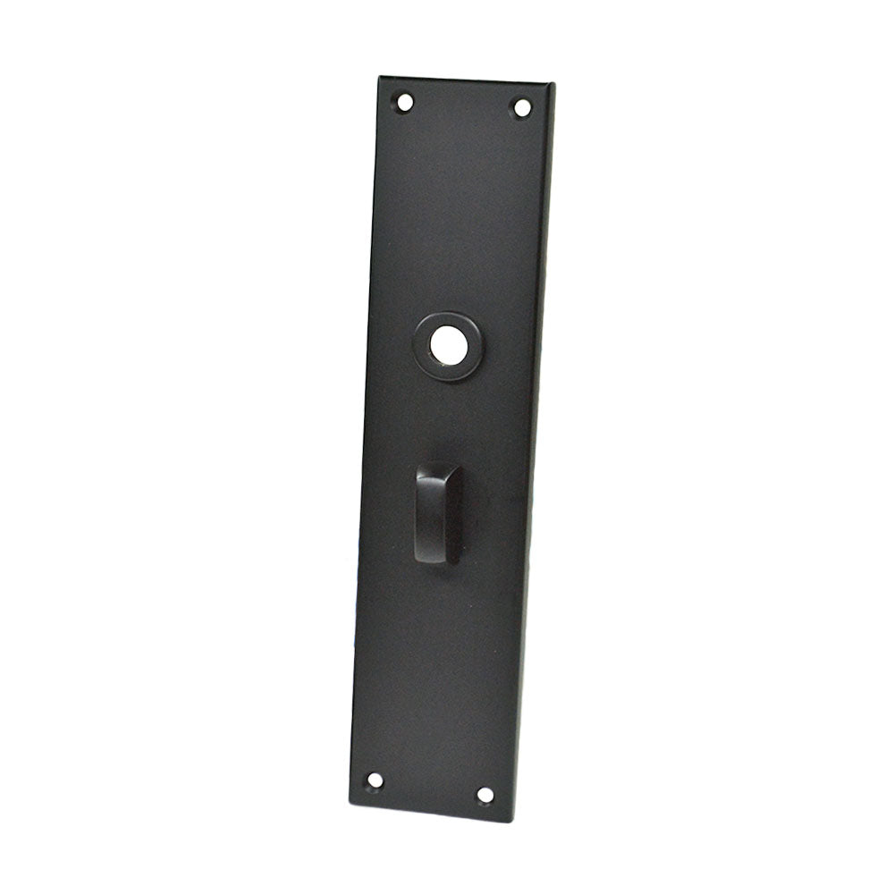 Baldwin 6514190KT Minneapolis Escutcheon for Turn Satin Black Finish